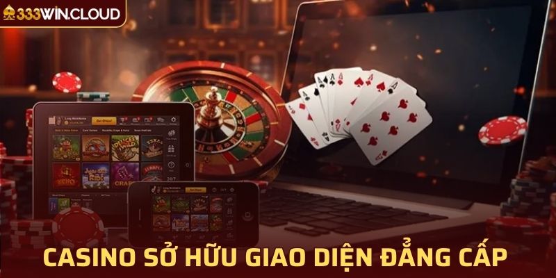 Casino 33WIN sở hữu giao diện đẳng cấp với từng hình ảnh bắt mắt