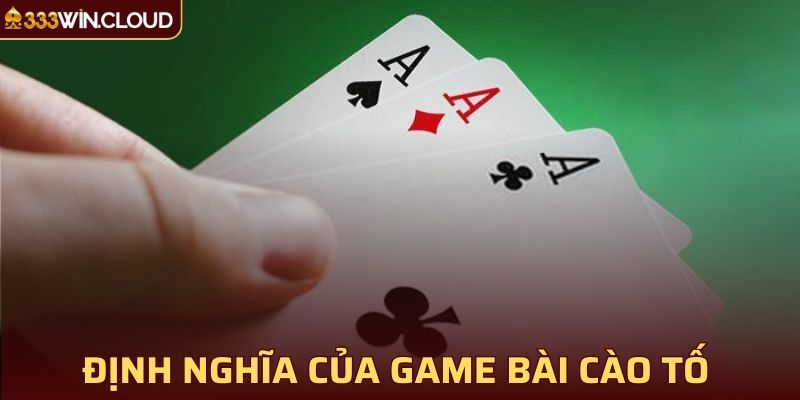 Giải đáp về định nghĩa của game bài cào tố 33win đình đám hiện nay